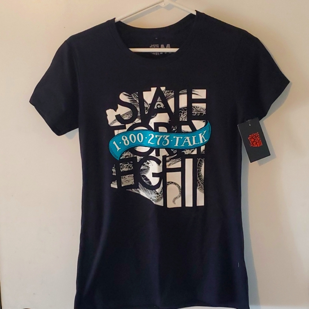 Womens state 48 fitted tee shirt